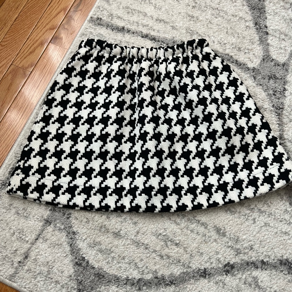Q Mack • houndstooth mini skirt
